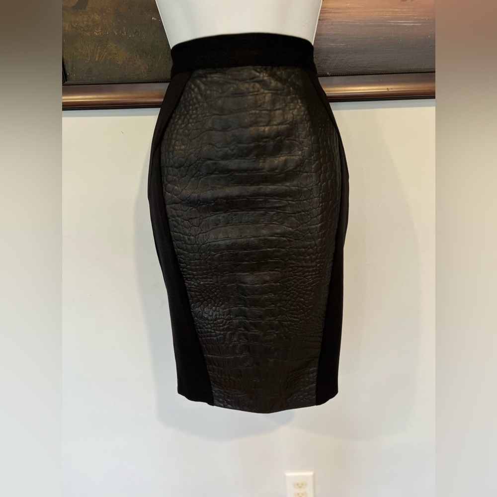 Single Los Angeles pencil leather skirt - Picture 13 of 17